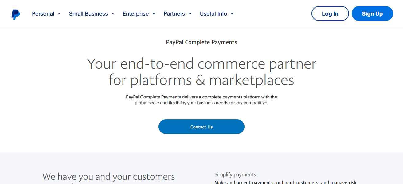 PayPal Commerce Platform