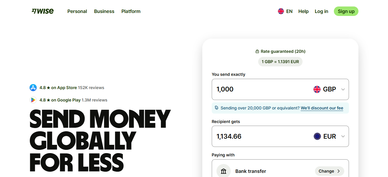 Wise (formerly TransferWise)