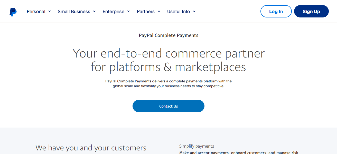 PayPal Commerce Platform
