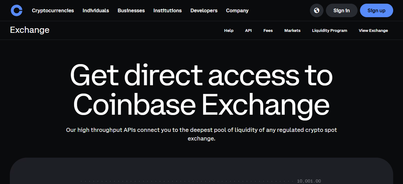 Coinbase Exchange