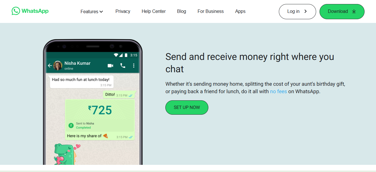 10. WhatsApp Pay