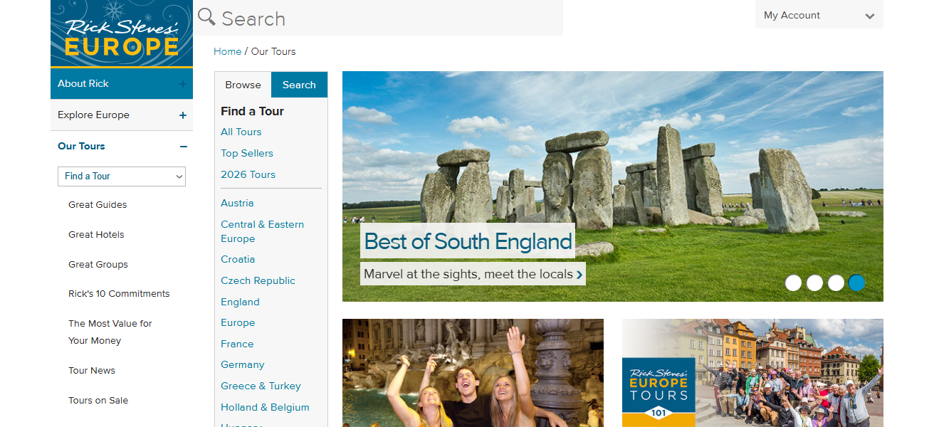 Rick Steves’ Europe Tours