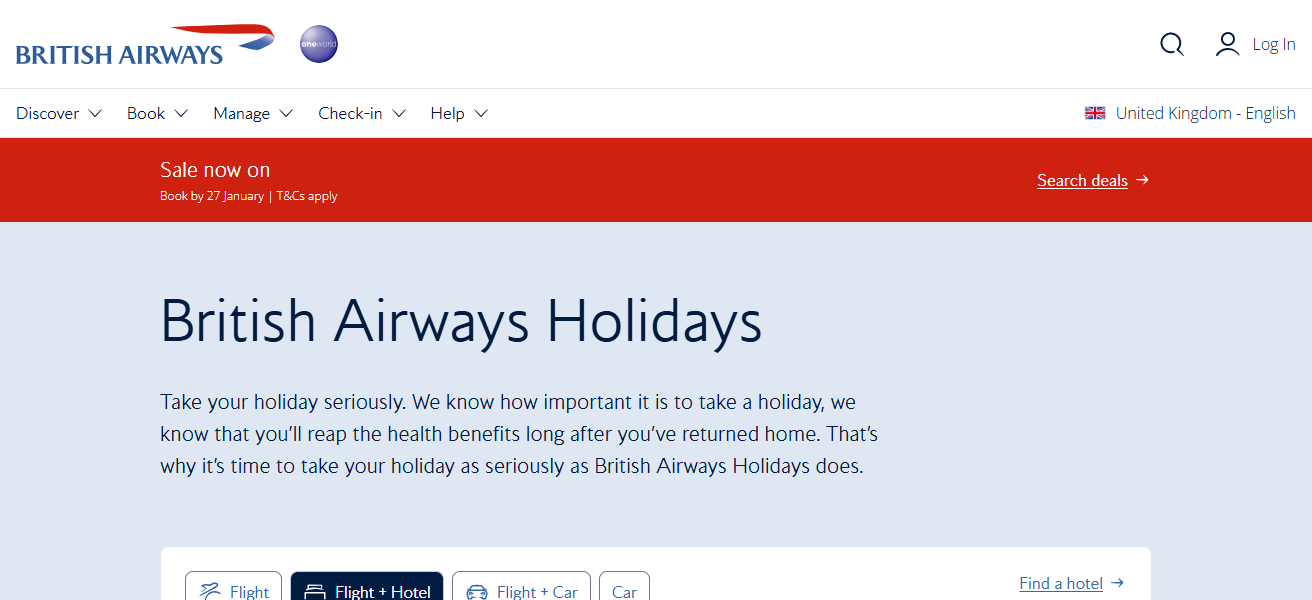 British Airways Holidays