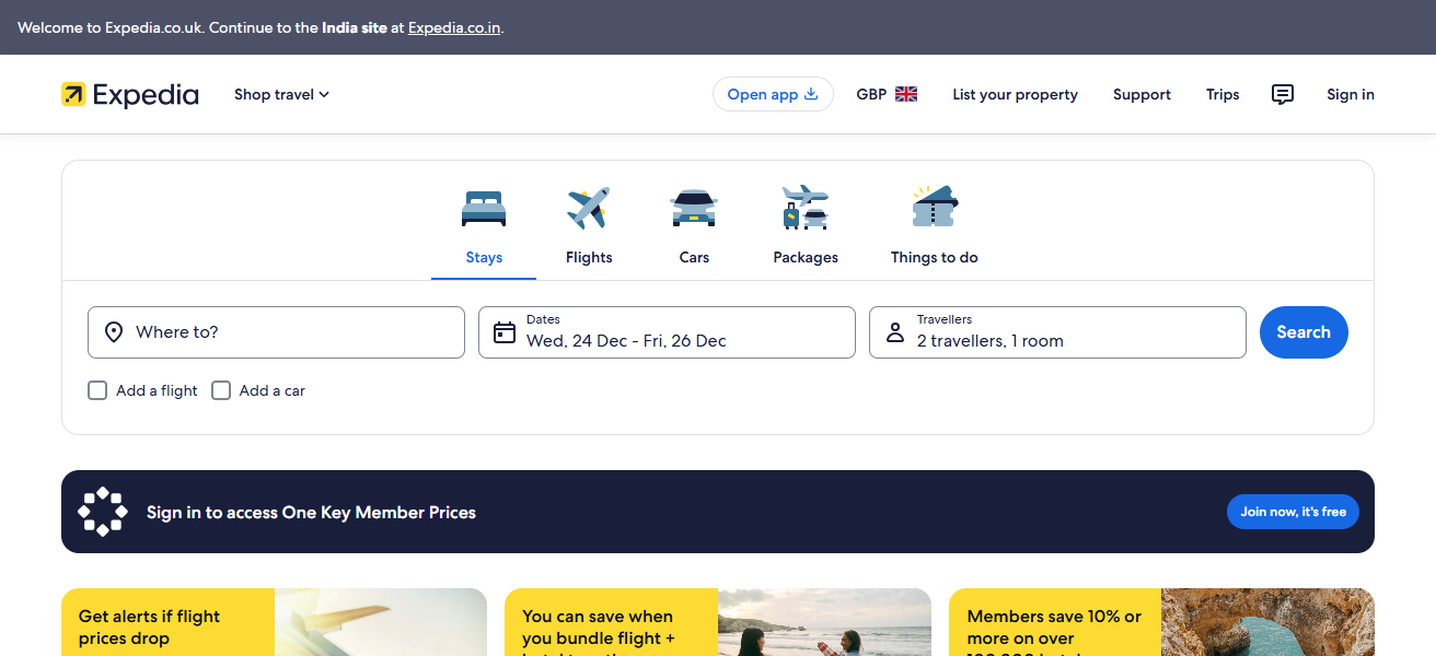 Expedia UK