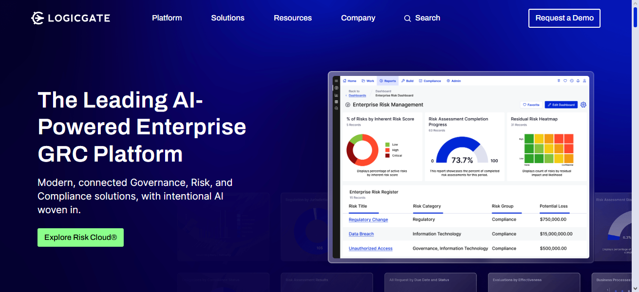 LogicGate Risk Cloud