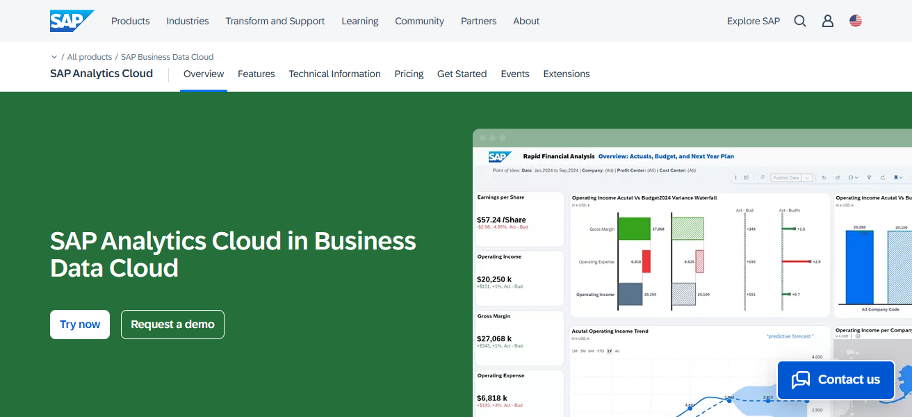 SAP Analytics Cloud