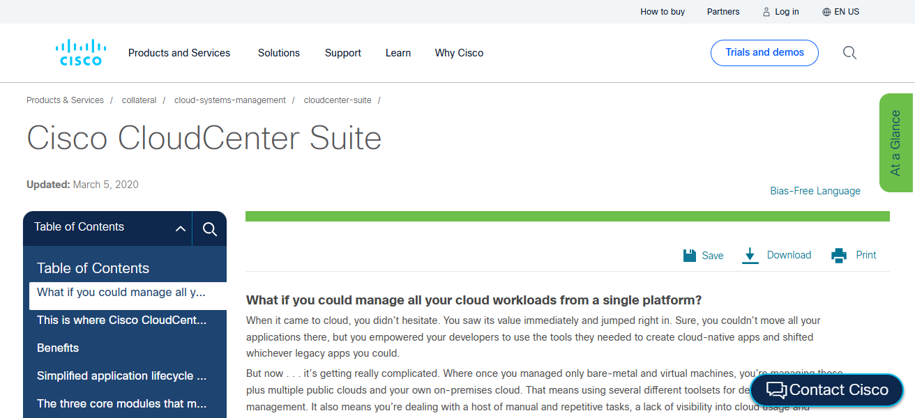 Cisco CloudCenter Suite
