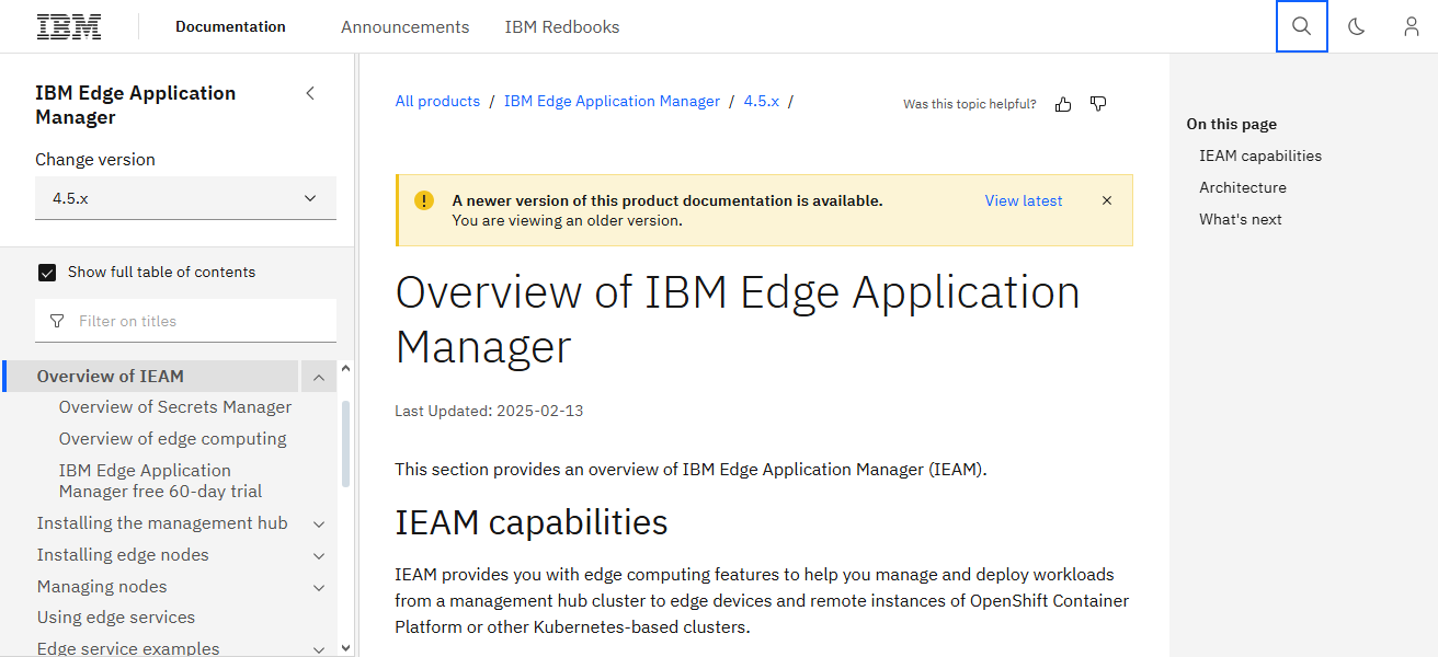 IBM Edge Application Manager