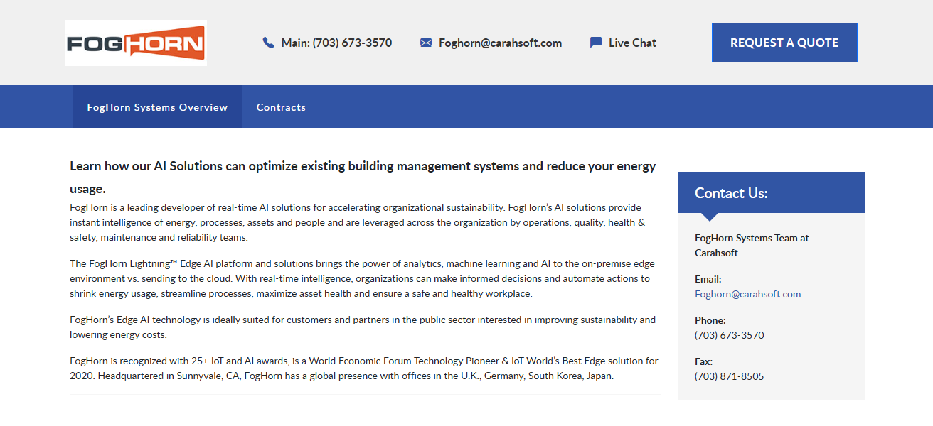FogHorn Lightning Edge AI