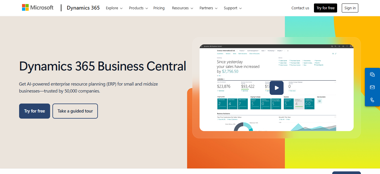 Microsoft Dynamics 365 Business Central
