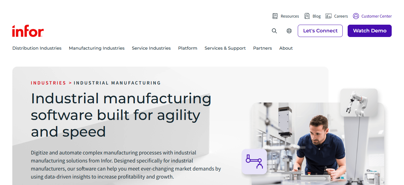 Infor CloudSuite Industrial (SyteLine)