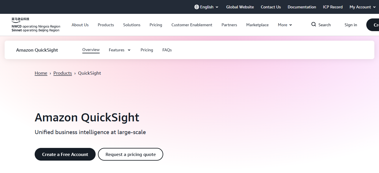 Amazon QuickSight