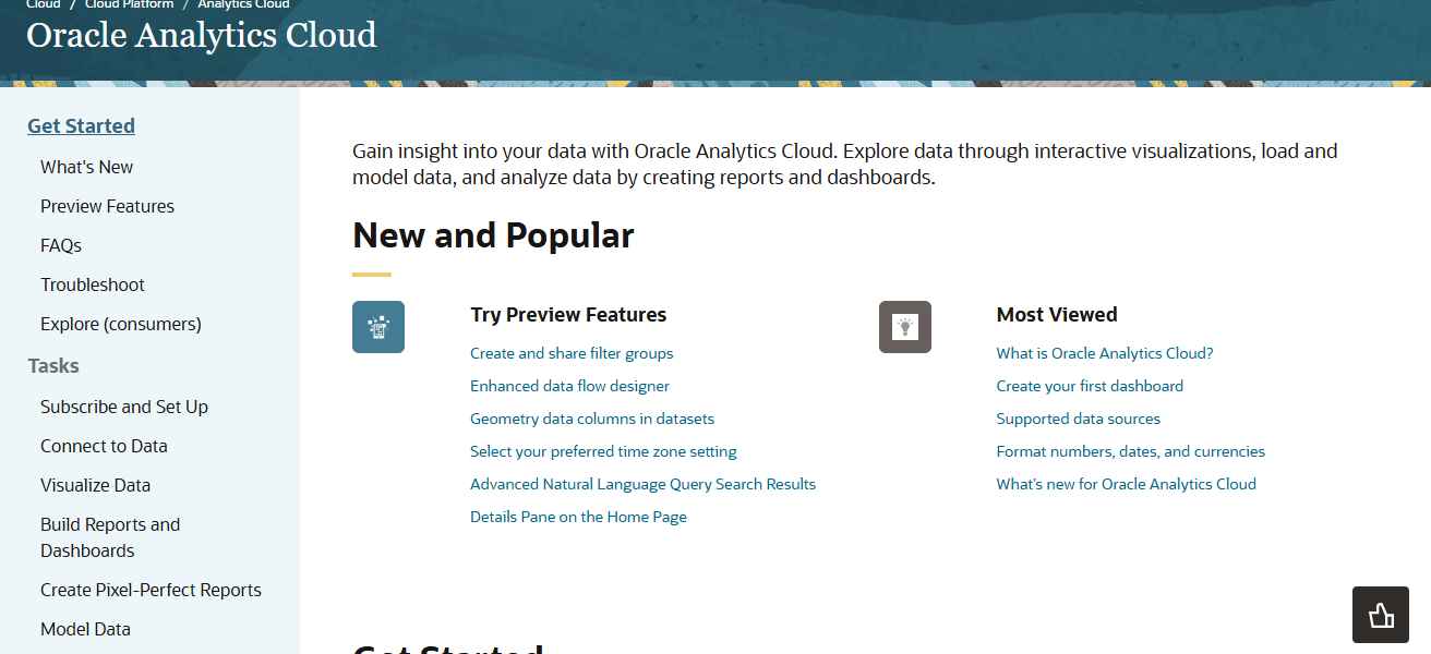 Oracle Analytics Cloud
