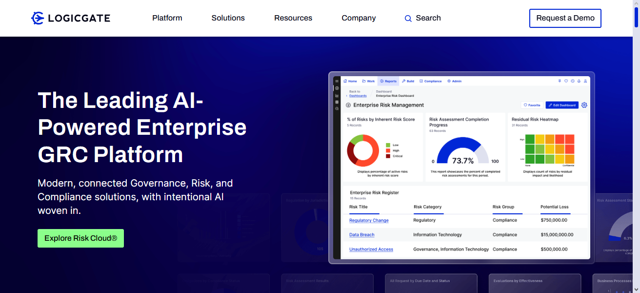 LogicGate Risk Cloud