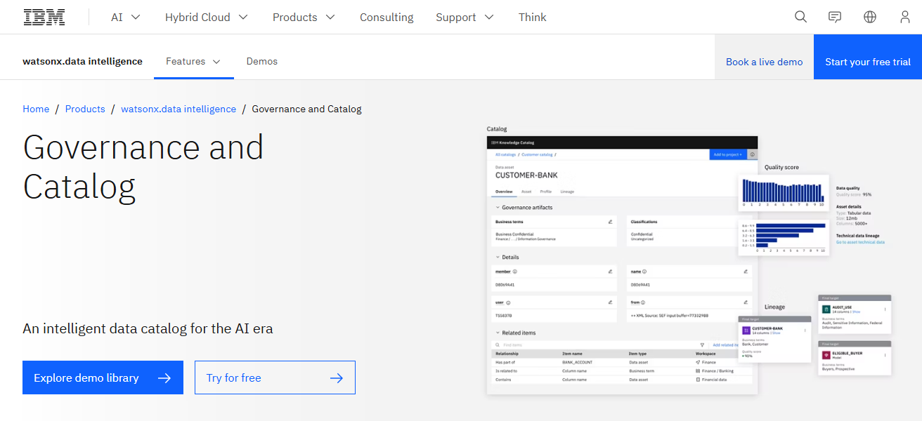 IBM Watson Knowledge Catalog