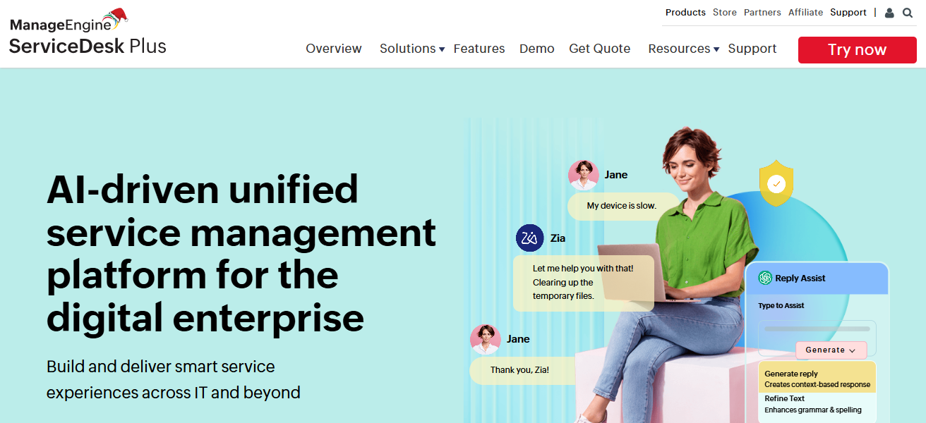 ManageEngine ServiceDesk Plus