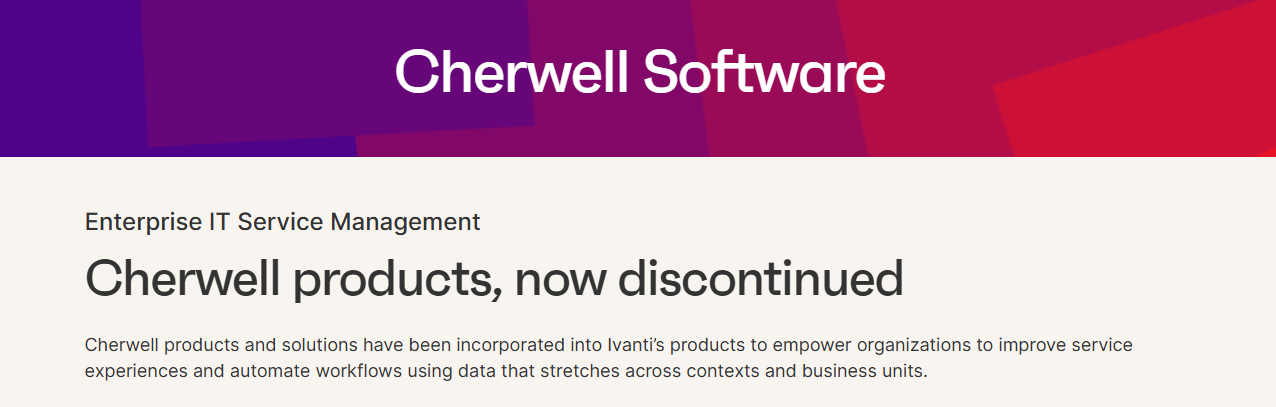 Cherwell Service Management