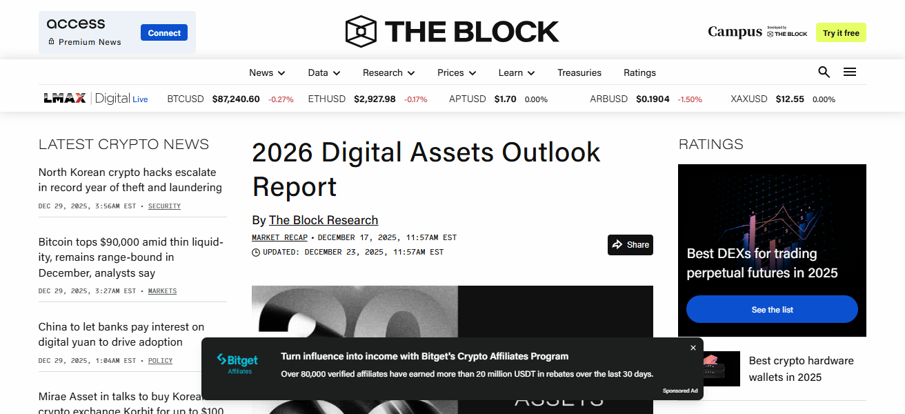 he Block’s Bitcoin Treasury Tracker