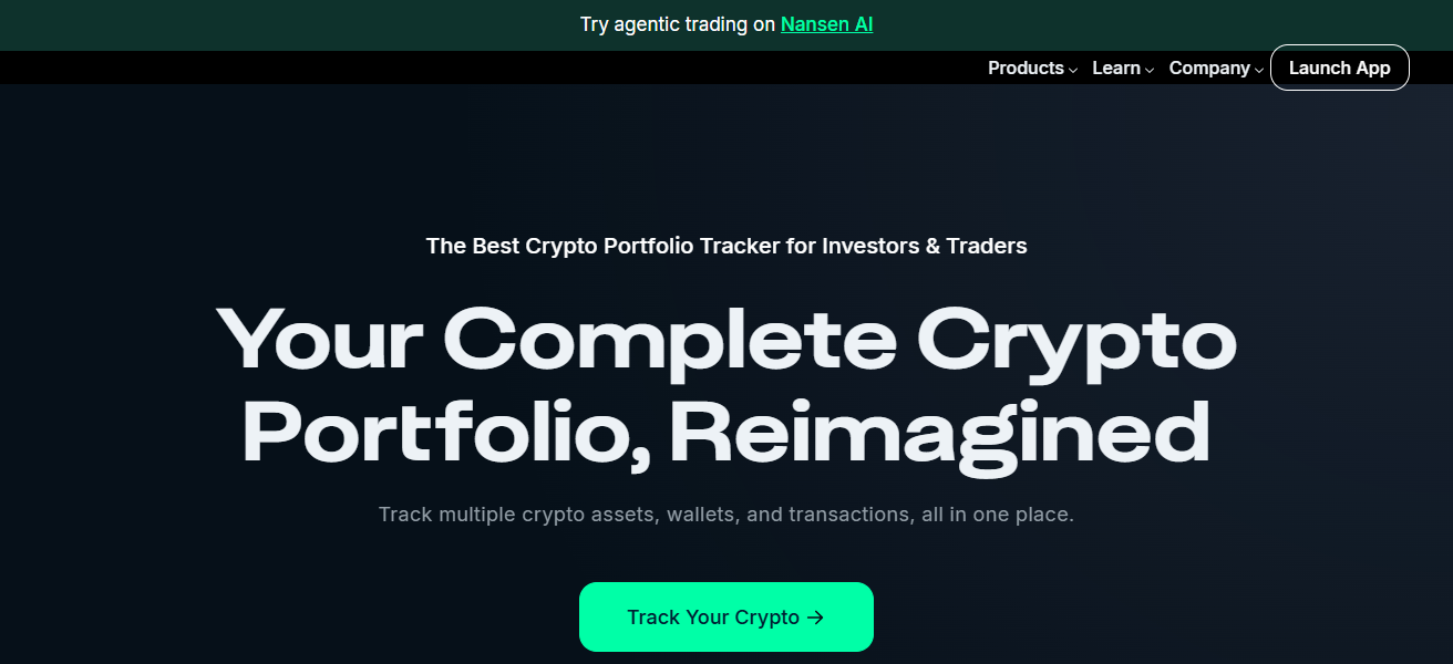 Nansen Portfolio Tracker