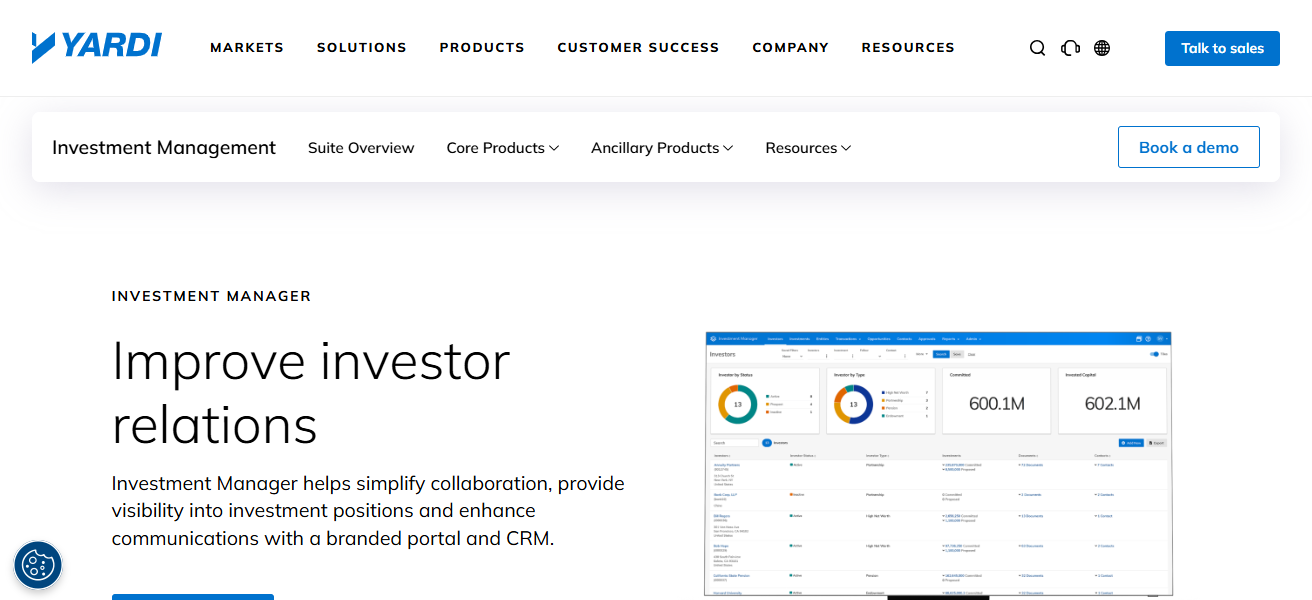 Yardi Investment Manager