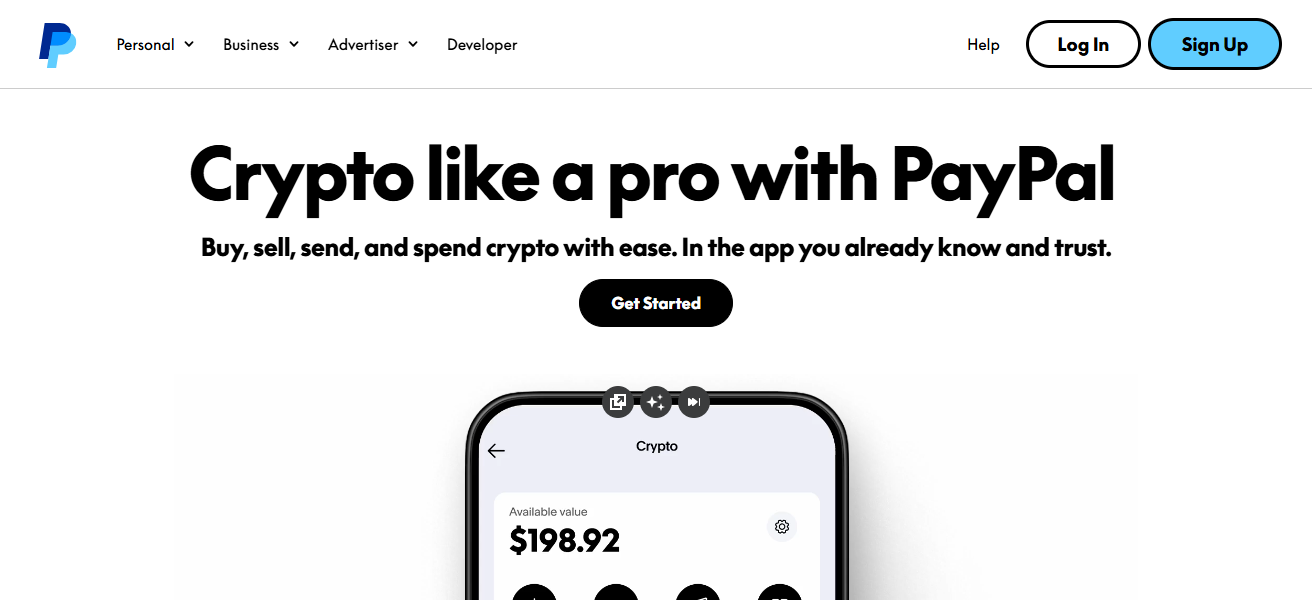 PayPal (Crypto Checkout)