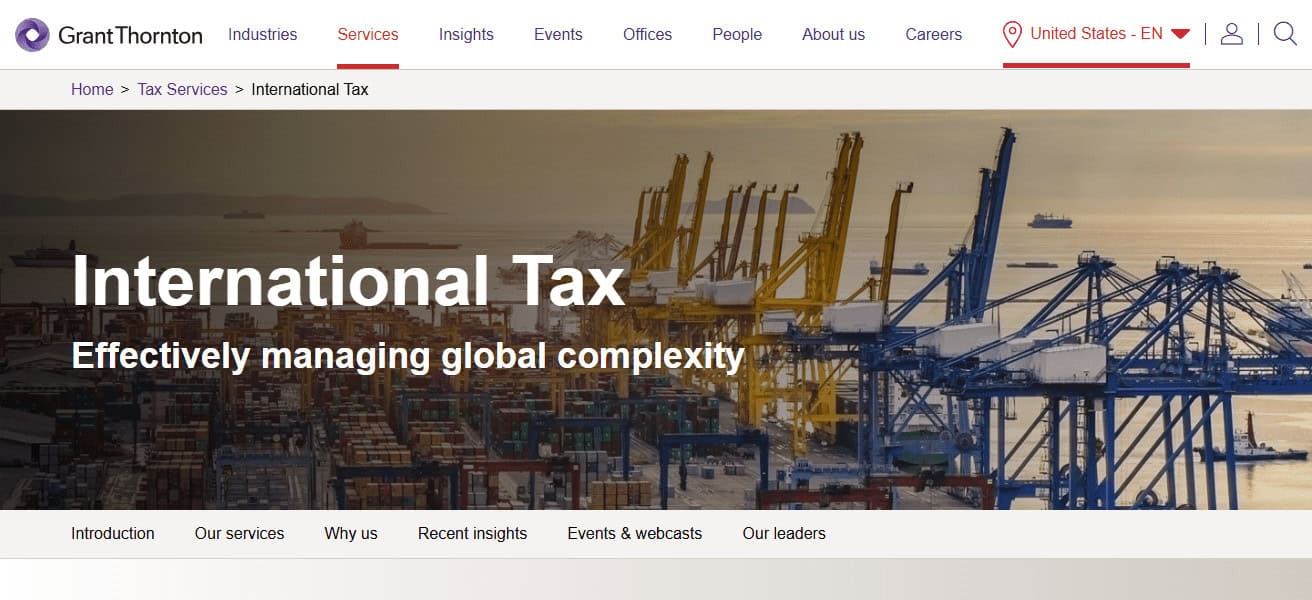 Grant Thornton International Tax Navigator