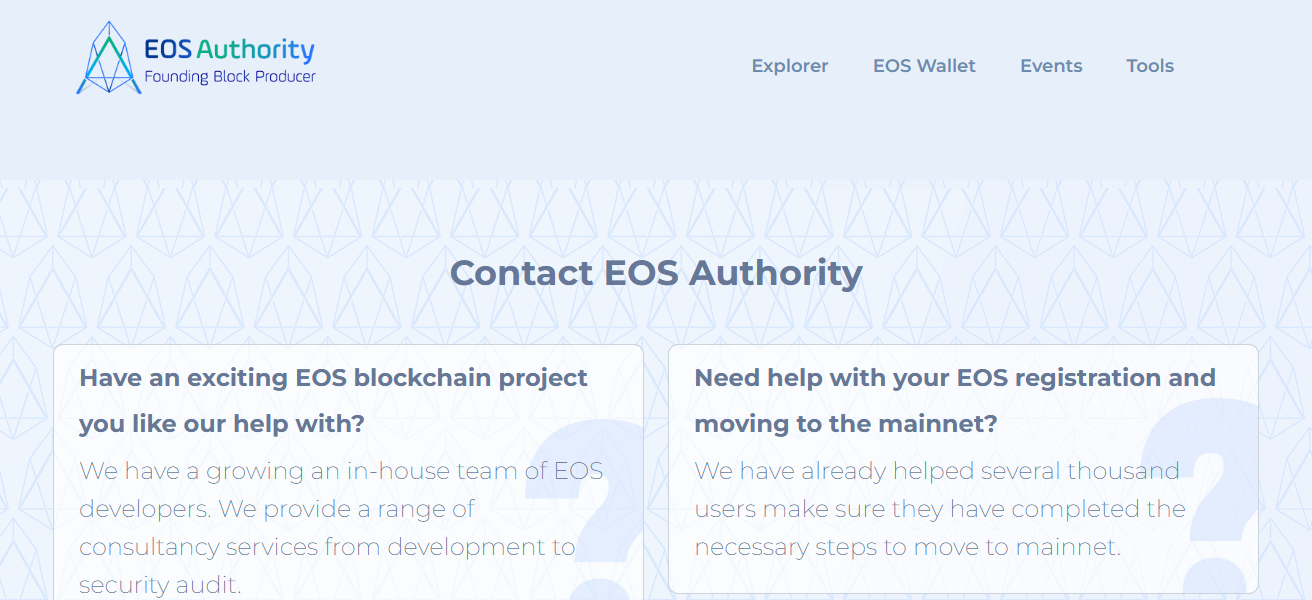 EOS Authority Wallet