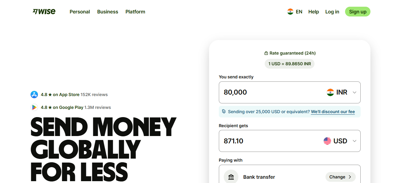 Wise (formerly TransferWise)