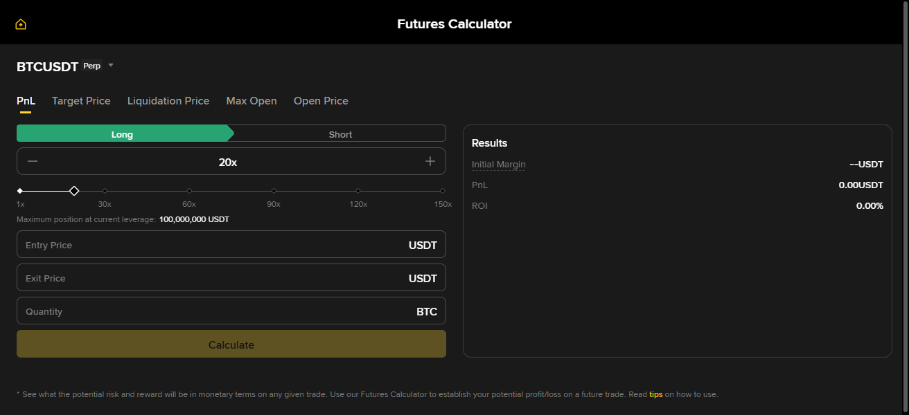 Binance Profit Calculator