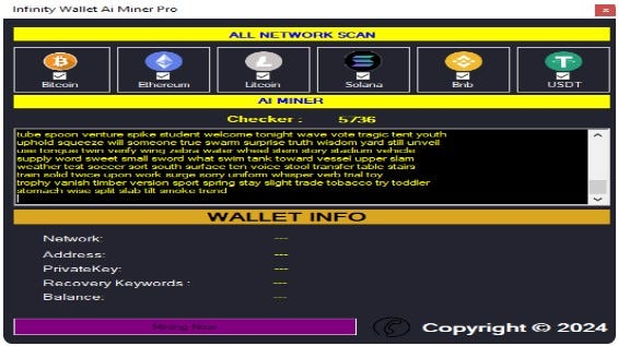 Password Wallet Recovery