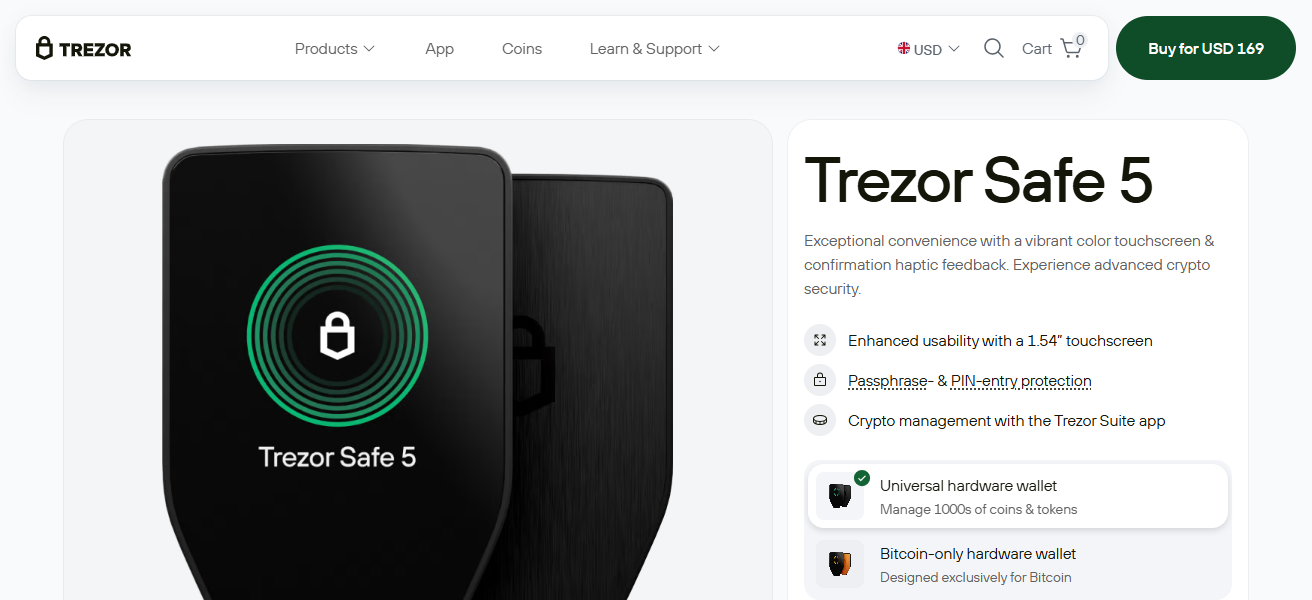 Trezor Safe 5