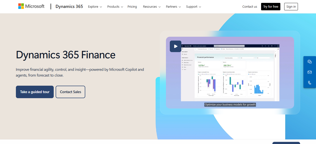 Microsoft Dynamics 365 Finance
