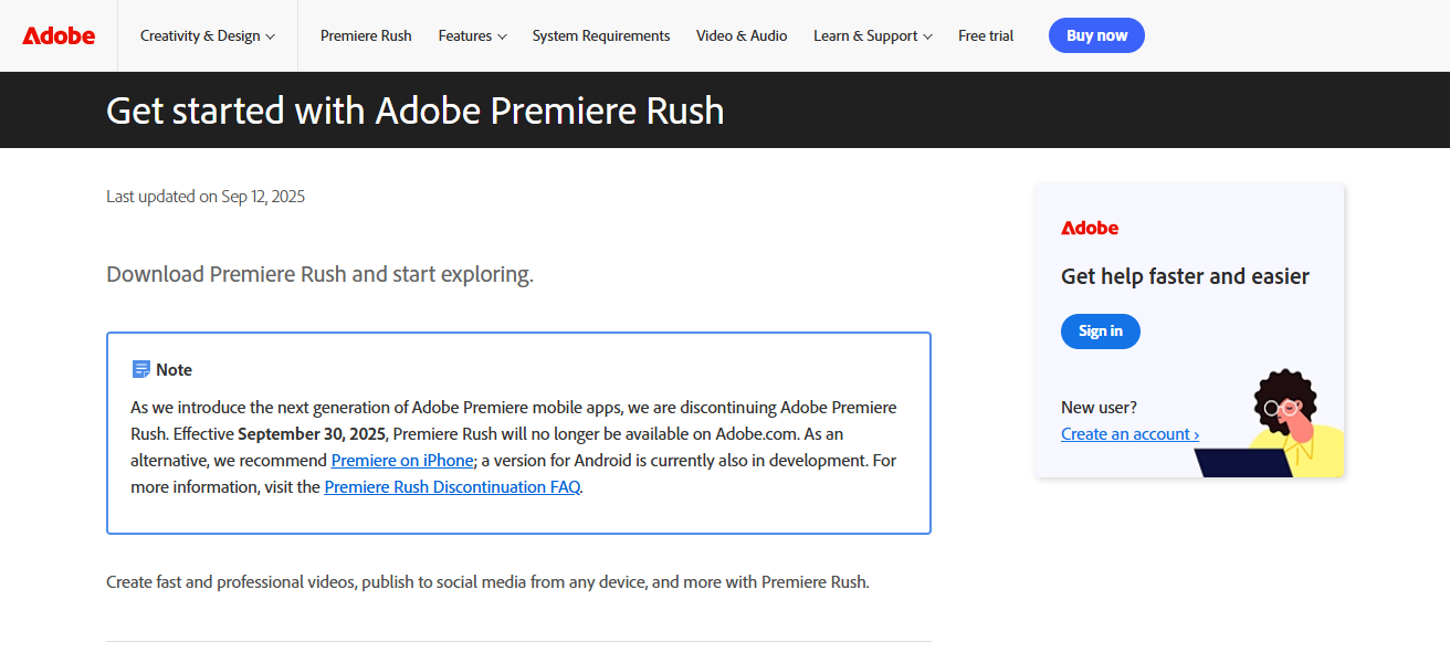 Adobe Premiere Rush