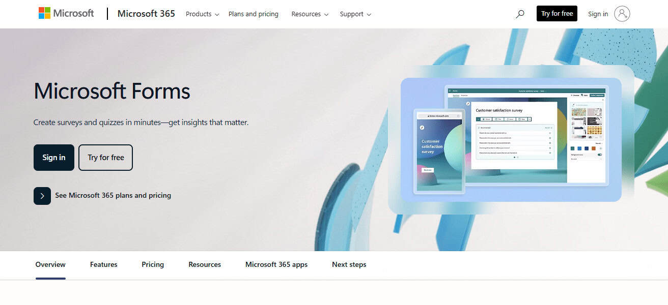 Microsoft Forms