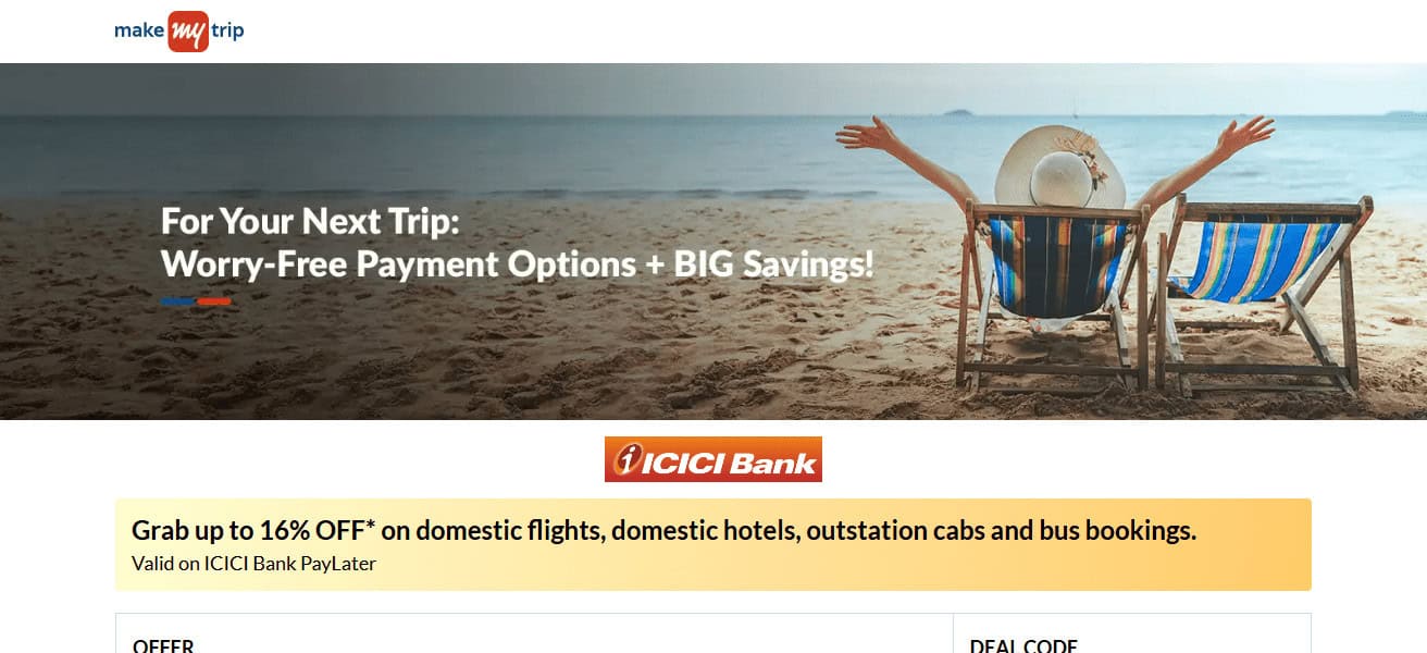 ICICI PayLater Travel