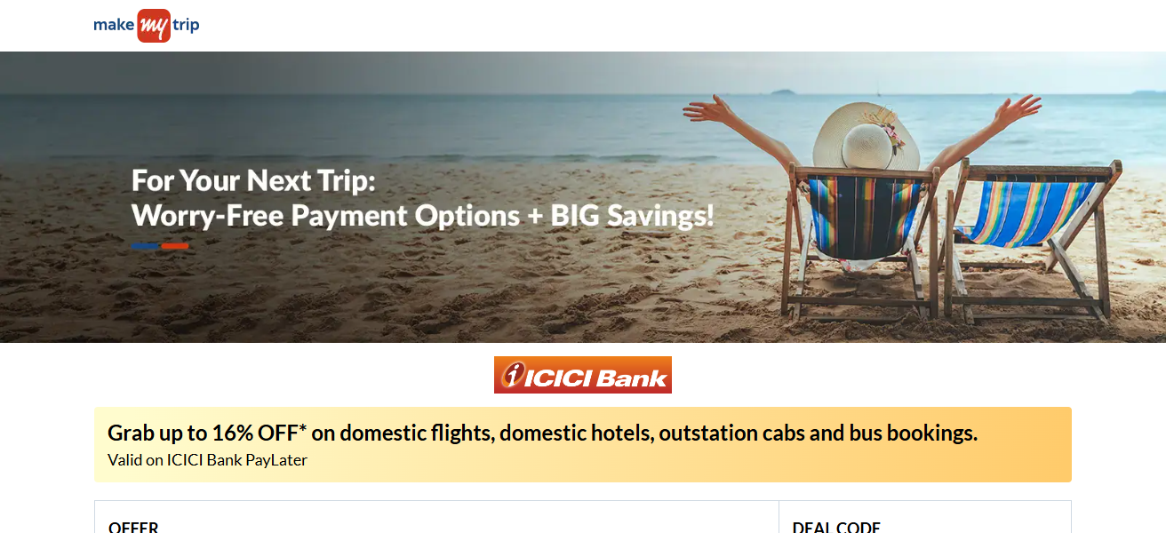 ICICI PayLater Travel