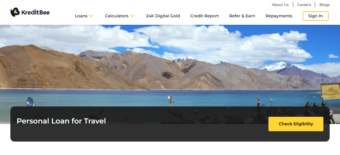 KreditBee Travel EMI