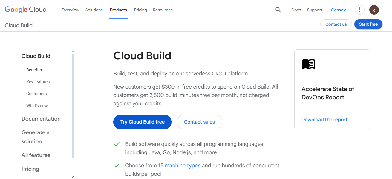 Google Cloud Build