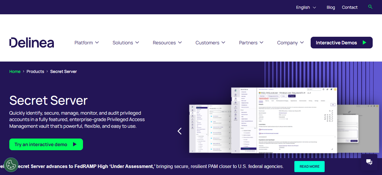 Delinea Secret Server