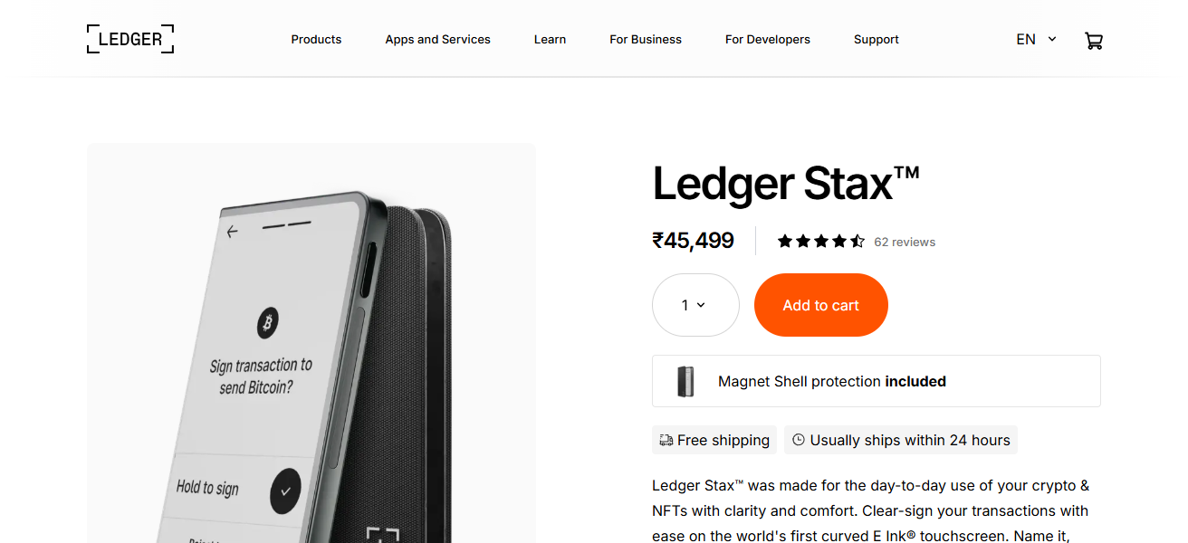 . Ledger Stax