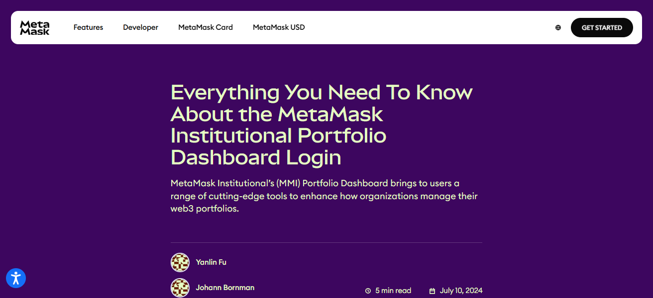 MetaMask Institutional