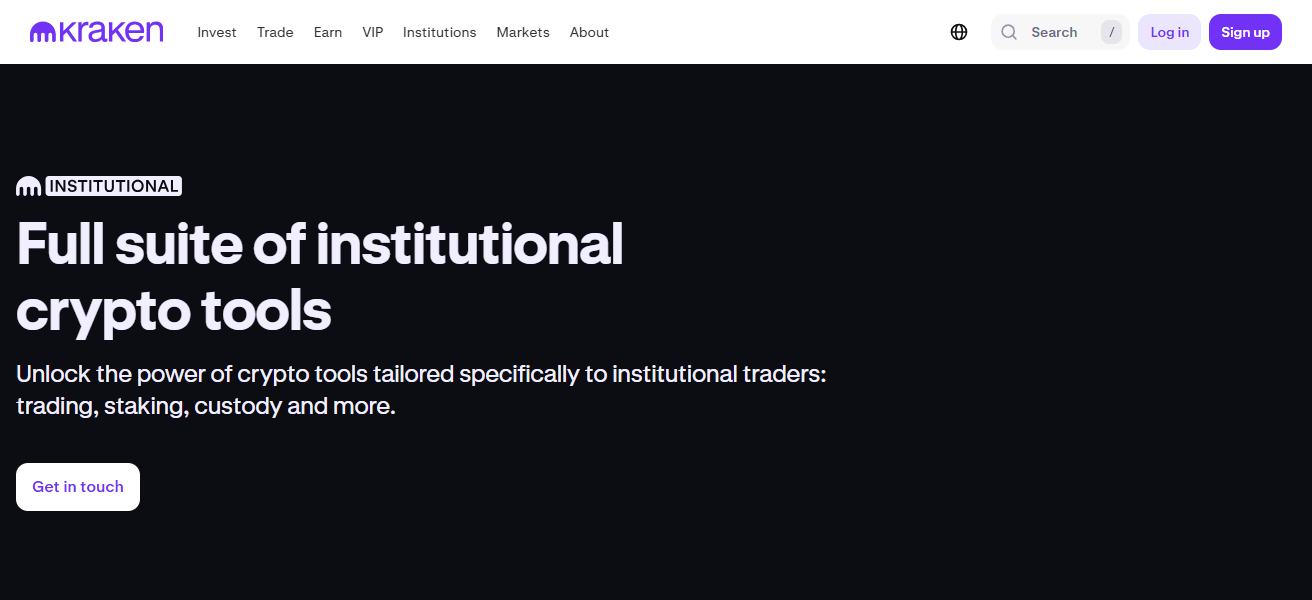 Kraken Institutional Wallet