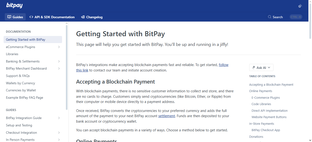 BitPay API
