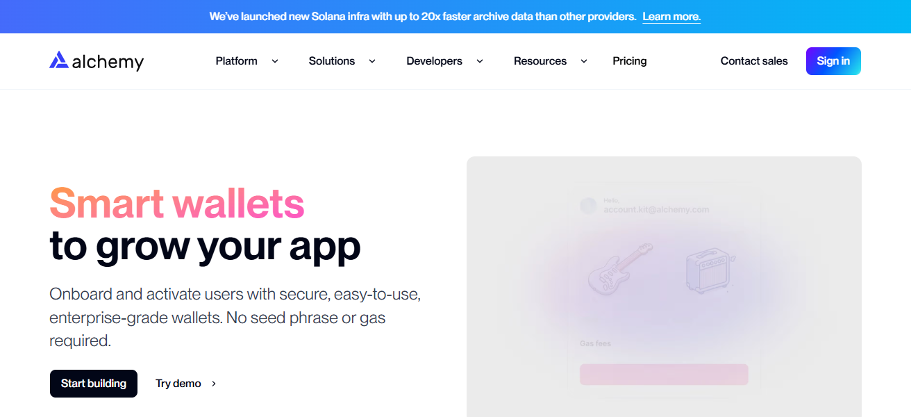 Alchemy Smart Wallets