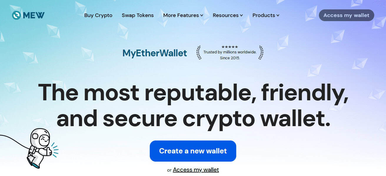 9. MyEtherWallet (MEW)