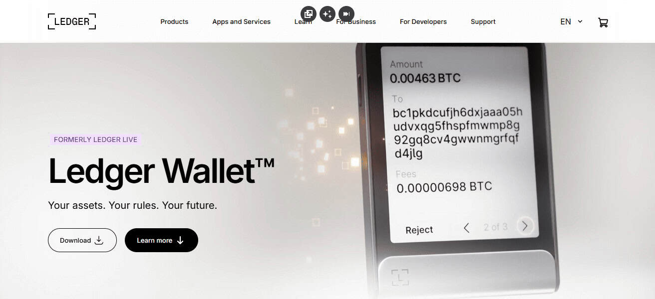 Ledger Live + Ledger Nano