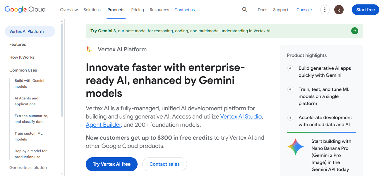 Google Cloud Vertex AI