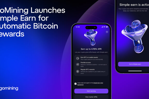 GoMining Simple Earn Enables Autonomous Bitcoin Yield Accrual via Single-Toggle Integration