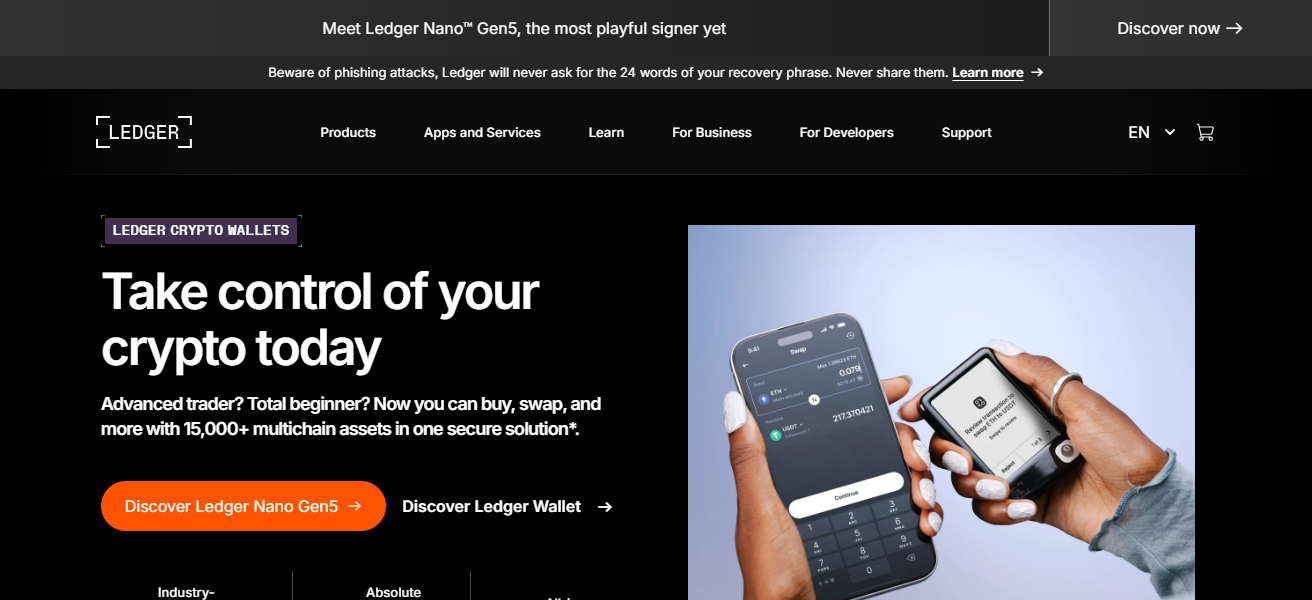 Ledger Business Wallet