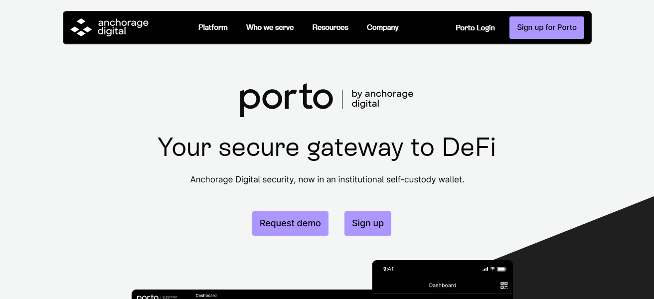 Anchorage Digital Wallet
